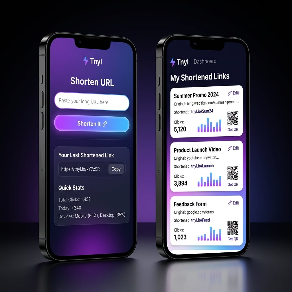 Tnyl — project mockup